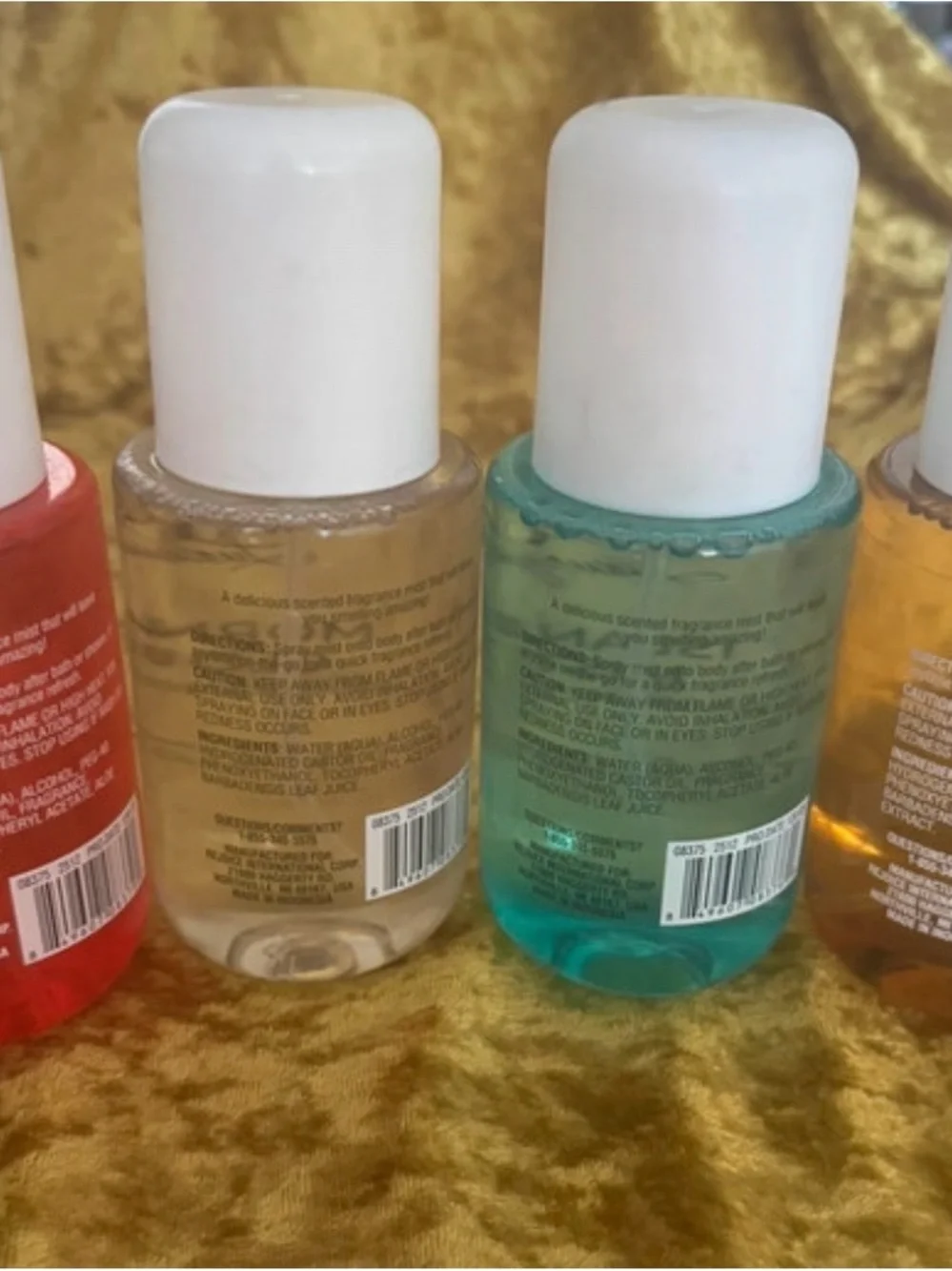 NWT Spa Luxury Collection Fragrance Mist 4 Piece Set 7 oz